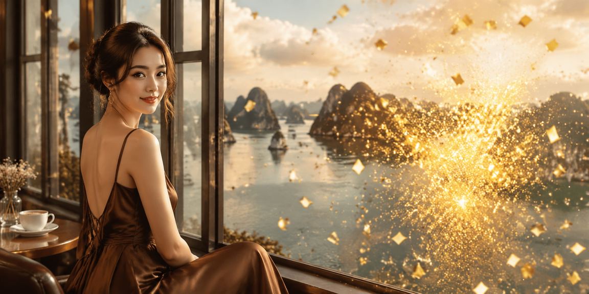 Người dùng vịnh Hạ Long trải nghiệm 251dw trên điện thoại và chương trình VIP