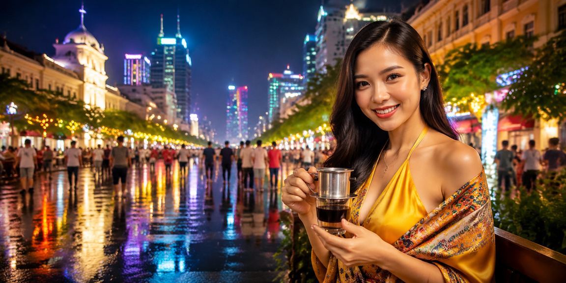 Người dùng tại Hồ Chí Minh thưởng cà phê và trải nghiệm casino giải trí trực tuyến