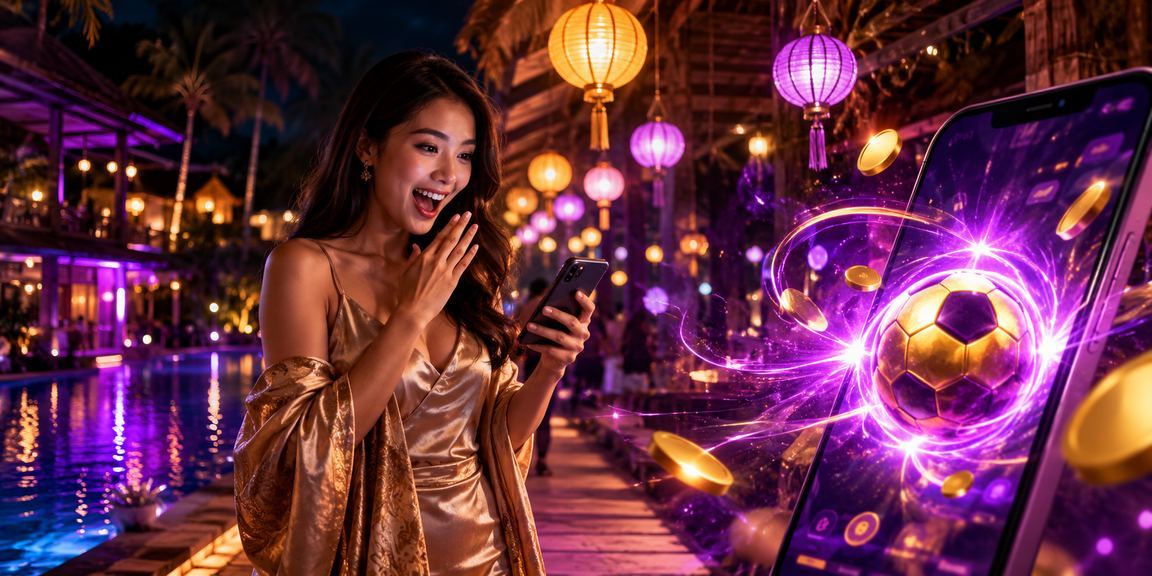 Người chơi tại Mũi Né theo dõi trận esports và đặt kèo qua điện thoại bên bờ biển