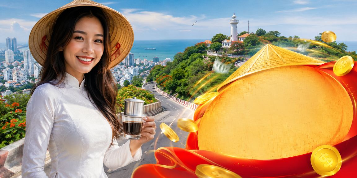 Người dùng Vũng Tàu đội nón lá nhận bonus hoàn tiền qua điện thoại 251dw